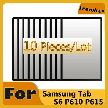 10 Buc/Lot Pentru Samsung Galaxy Tab S6 Lite 10.4 P610 P615 P617 SM-P610 SM-P615 Tableta Fața Exterioară Ecran Lentile de Sticlă Înlocui