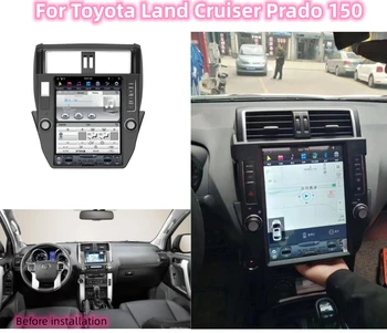 128G Tesla Pentru Toyota Land Cruiser Prado 150 2010 - 2017 Android Radio Auto Strero Auto Navigație GPS Unitate Cap 4G Carplay 12.1