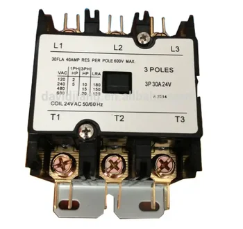 1P/2P Aer condiționat AC contactor,dp aer condiționat contactor /aer condiționat magnetic contactor30A-40A 24V