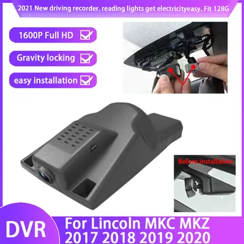 2K 1600P Ușor pentru a instala Masina DVR Recorder Video de Bord Cam Camera Pentru Lincoln MKC MKZ 2017-2020 2021 viziune de Noapte full hd CCD