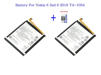 2x HE345 3060mAh Înlocuire Baterie Pentru Nokia 6 2 6 2018 TA-1054 A 345 Baterii Bateria + Instrumente de Reparare kit