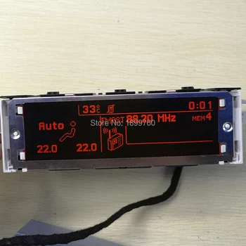 5 Meniul ecran Roșu suport USB & Bluetooth Ceas de Afișare monitor Aer condiționat 12 pini pentru Peugeot 307 407 408 citroen C4 C5
