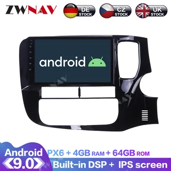 Android 10 Cu DSP Carplay Ecran IPS Pentru Mitsubishi Outlander 2014 - 2019 RDS GPS Auto Navigatie Radio, DVD Player Multimedia