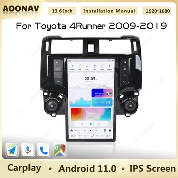 Android 11 13.6 Inch Stereo al Mașinii de Radio Pentru Toyota 4Runner 2009-2019 de Navigare GPS Multimedia Carplay Player Carplay Unitatea de Cap