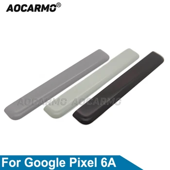 Aocarmo Pentru Google Pixel 6A Negru/Alb/Verde Rama de Capac Rama Plastic piesa de schimb