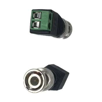 BNC Male Conector Mini-Coaxial CAT5 Video Adaptor pentru Benzi cu Led-uri Lumini aparat de Fotografiat CCTV Accesorii