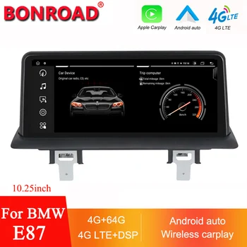 Bonroad Radio auto pentru BMW E81/E82/E87/E88 2004-2012 Android 10.0 autoradio navigare gps player