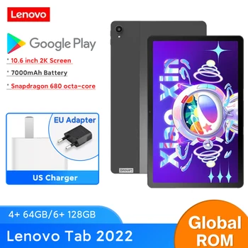 Global ROM Tableta Lenovo 2022 sau Xiaoxin Pad 2022 10.6 Inch 2K Ecran LCD Tableta Android 12 64GB Snapdragon 680 Octa Core 7700mA