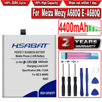 HSABAT BA02 4400mAh Baterie pentru Meizu Meizy A680Q E-A680Q M3E A680Q