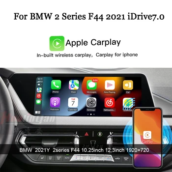 Hualingan 128G Apple CarPlay, Android Auto pentru BMW Seria 2-Gran Coupe F44 2021 cu YouTube TikTok muzica