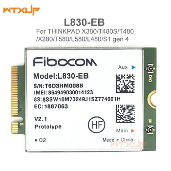 L830-EB LTE Cat6 Card wireless 4G 4G modulul M2 pentru THINKPAD X380/T480S/T480/X280/T580/L580/L480/S1 4th gen