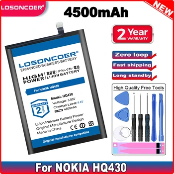LOSONCOER 4500mAh HQ430 Baterie Pentru NOKIA 5.4 HQ430 Baterie de Telefon Mobil