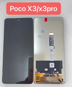 Original Pentru Xiaomi POCO X3 Display LCD, Ecran Tactil Digitizer Pentru POCO X3 Pro NFC LCD Piese de schimb M2007J20CG Display