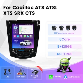 Pentru Cadillac ATS XTS ATSL SRX CTS Sistemul Android Tesla Ecran Vertical Mașină de Navigare GPS Radio Stereo Multimedia Player CarPlay