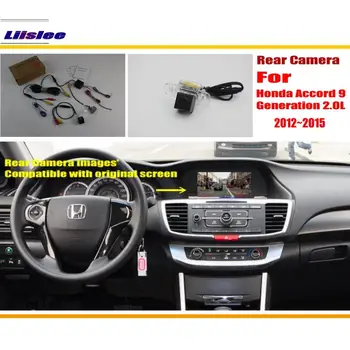 Pentru Honda Accord 9 2.0 L 2012-2015 Camera Auto retrovizoare Parcare Adaptor RCA HD CCD CAM OEM Display Inversarea Imaginii Kit de Upgrade