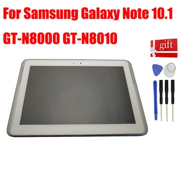 Pentru Samsung Galaxy Note 10.1 N8000, GT-N8000 N8010 Ecran LCD Panou de Matrice Pantalla Ecran Tactil Digitizer Senzor de Cadru de Asamblare
