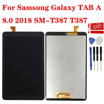 Pentru Samsung Galaxy TAB a 8.0 2018 SM-T387 T387 Ecran LCD cu Matrice Panou și Ecran Tactil Digitizer Ansamblul Senzorului