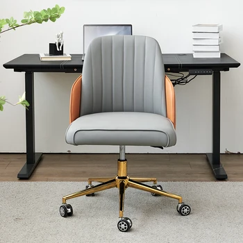 Piele naturala șefului scaun birou, scaun, lumina lux scaun, scaun de calculator, de uz casnic lift confortabil scaun electric