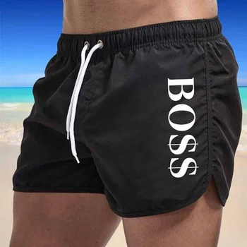 Plaja De Lux Iute Uscat Pantaloni Scurți Mens Placa De Surf Boxeri De Moda De Vara Trunchiuri De Înot Bermude Sport Sală De Sport Pantaloni Scurți De Îmbrăcăminte De Sex Masculin