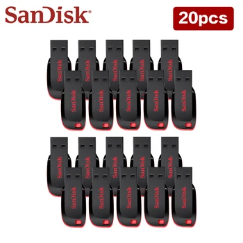 Sandisk 128GB CZ50 20BUC USB 2.0 USB Flash Disk Usb Stick de 32GB Memoria Usb Pen Drive 16GB Pentru PC Pentru Fast-Transport Gratuit