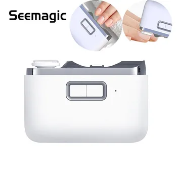 Seemagic 2 in 1 Electric Lustruire Automate de Tuns de Unghii cu Lumina de Tuns unghiera Manichiura în condiții de Siguranță Pentru Copii Îngrijire pentru Adulți