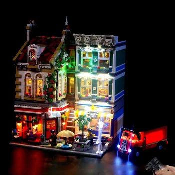 USB Kit de Iluminat pentru LEGO Post Office Street View Oraș Clădire cu Arhitectură-Nu sunt Incluse Lego Model