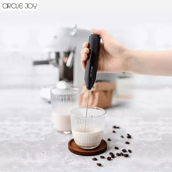 Youpin Cerc bucurie Electrica Mini Spumant de Lapte de Bucătărie din Oțel Inoxidabil Amestecati Cafeaua cu Lapte Amestecati Praf Automat Mixer de uz Casnic
